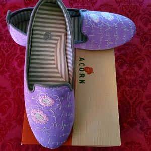 ACORN new embroidered slippers